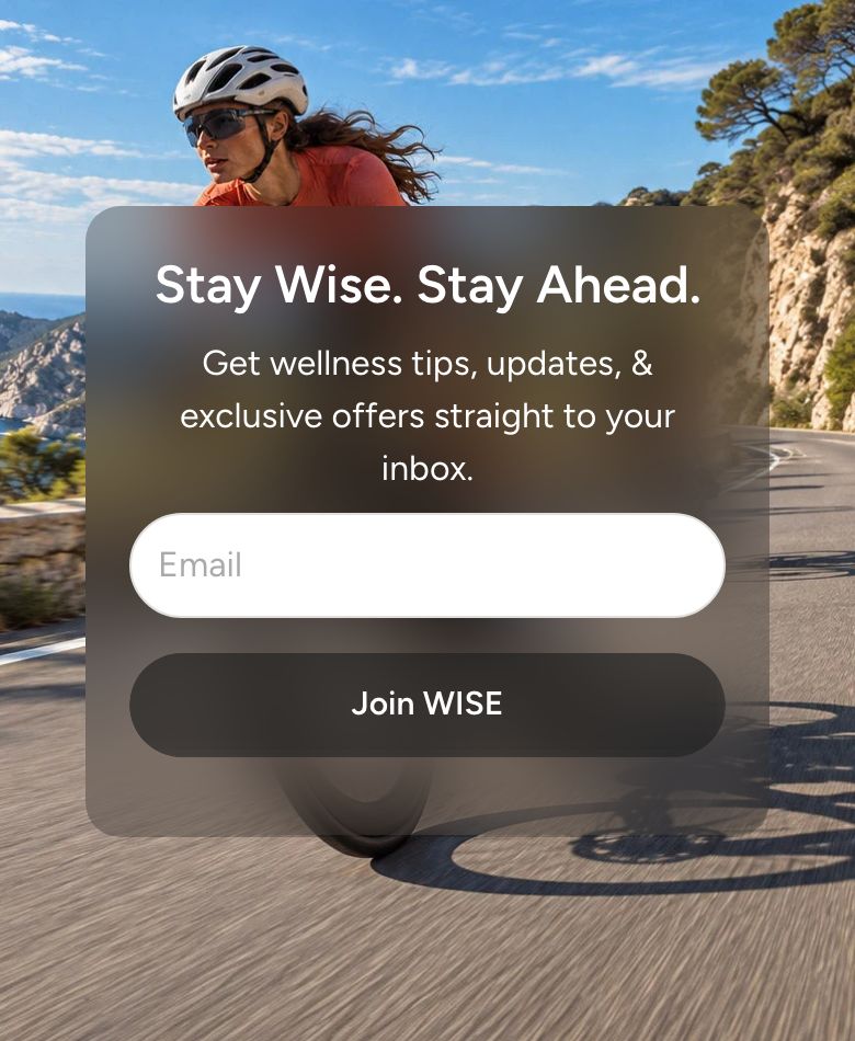 Newsletter with image on mobile
